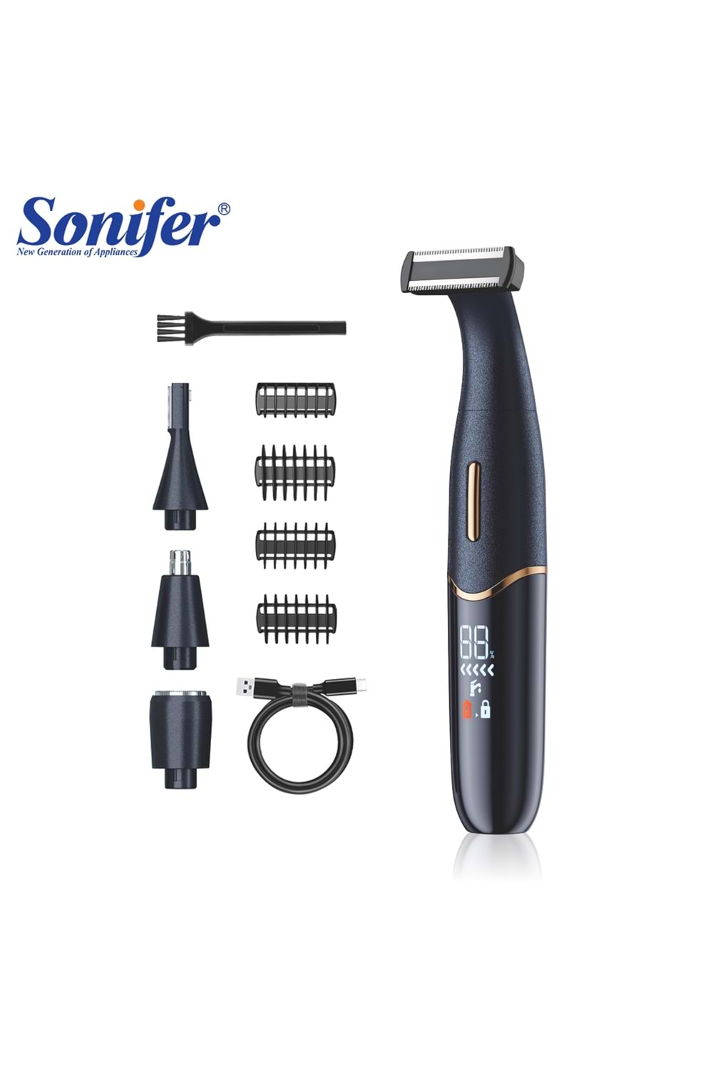SF9564 Sonifer Tıraş Makinesi 4in1