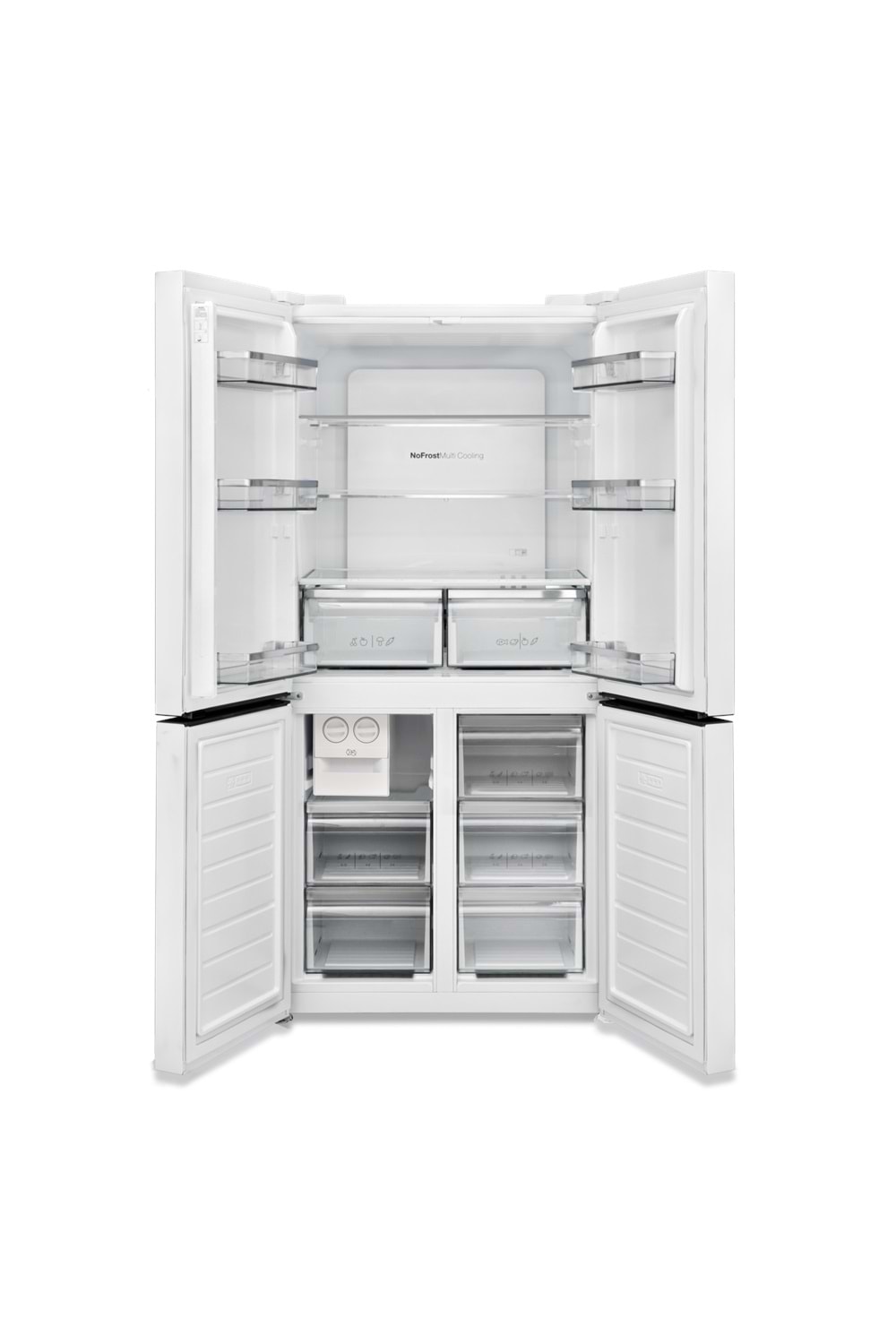 MBR488W Atlantic Multi Door Buzdolabı 488L