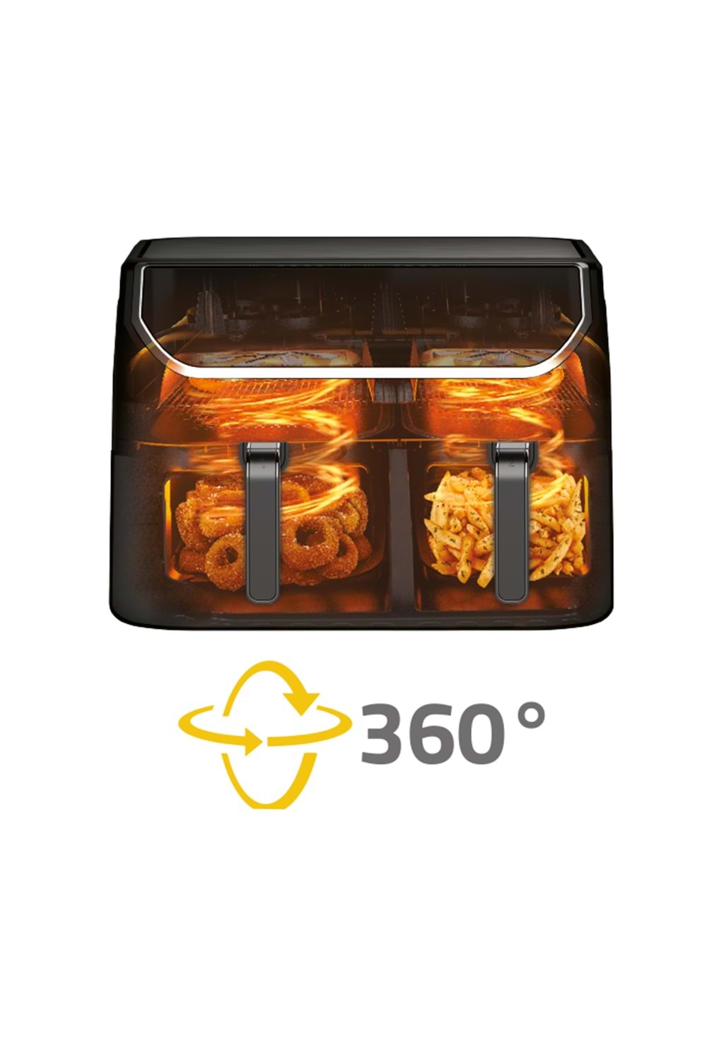 FRY5225 Newal Dokunmatik Double Airfryer 9L