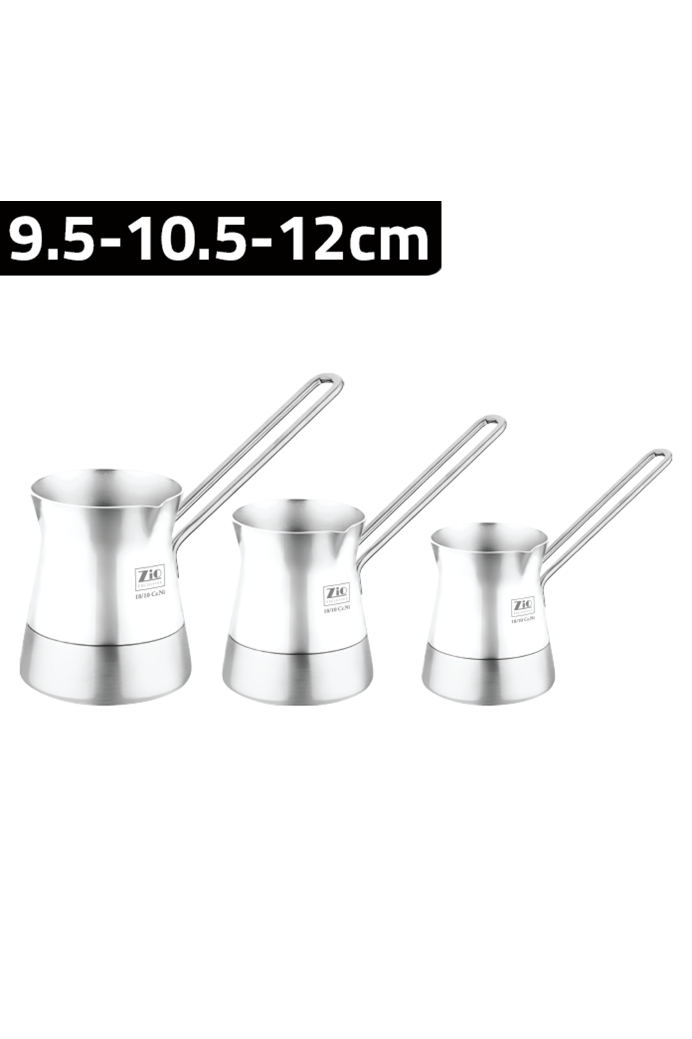 Newal ZCP1158 Çelik Cezve Seti