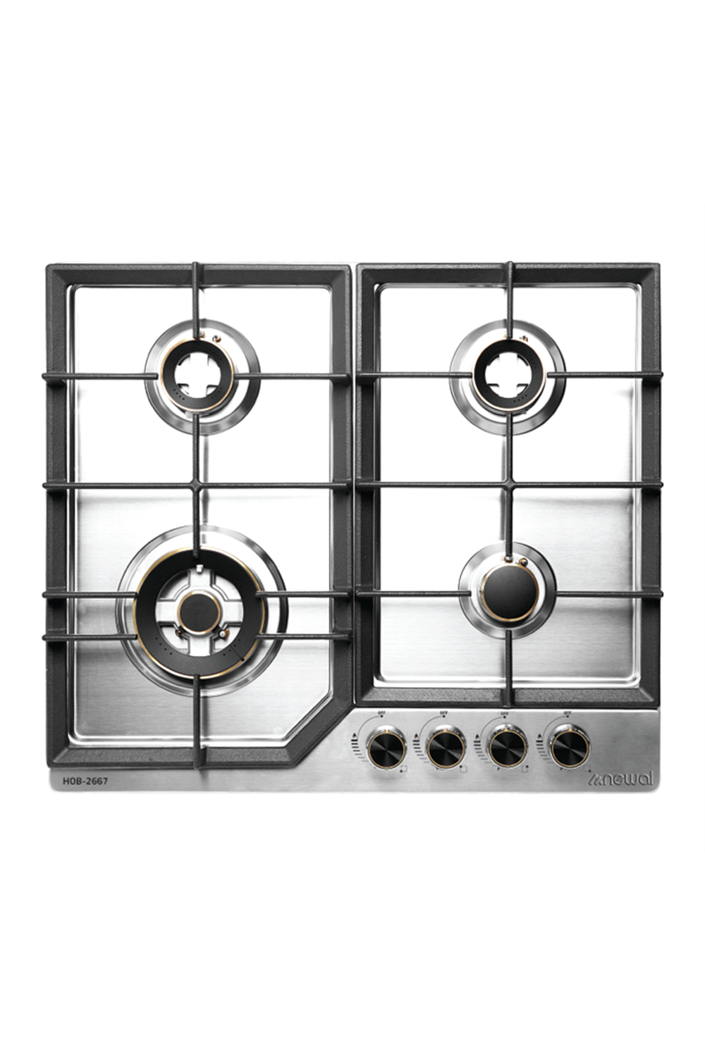 Newal HOB2667/5 Siyah Cam Ocak