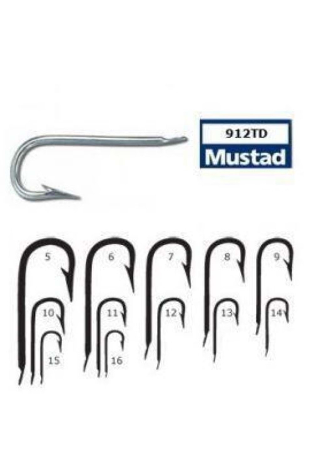 MUSTAD İĞNE 912-DT ( 100 AD ) - BEYAZ - 12