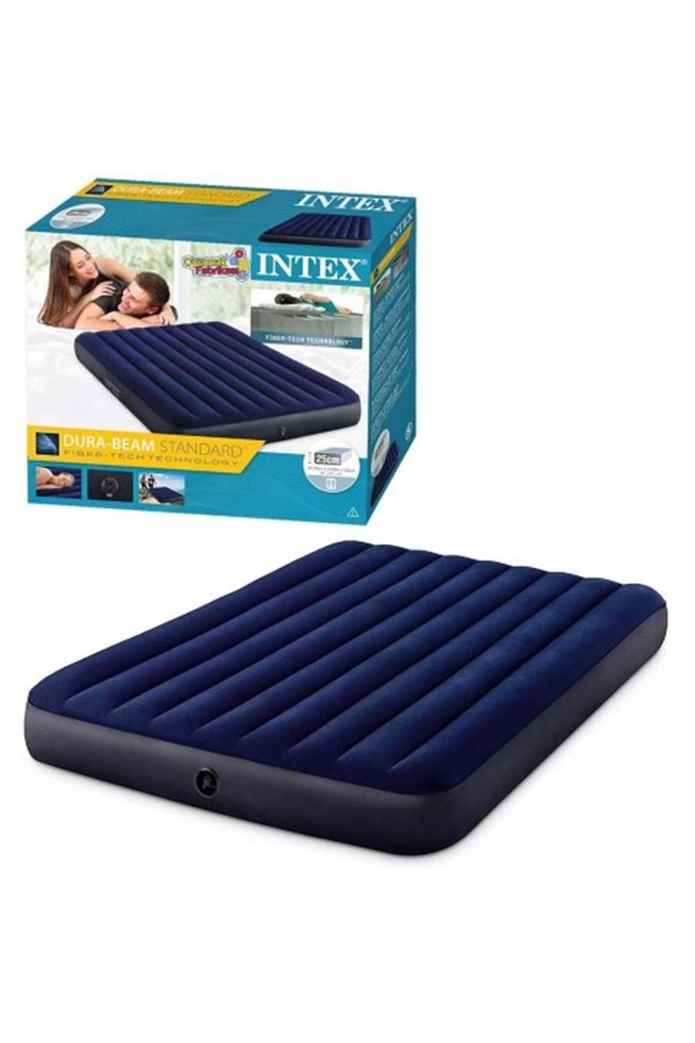 INTEX KUMAŞ YATAK I KİŞİLİK - 64757 ( 1MX1.90MX25CM)