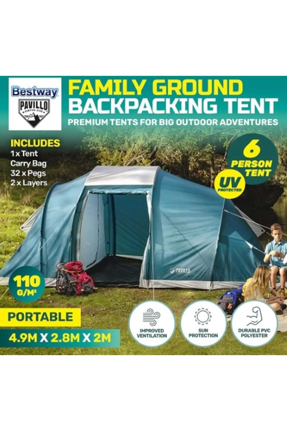 BESTWAY ÇADIR AİLE 68094 - VI KİŞİLİK