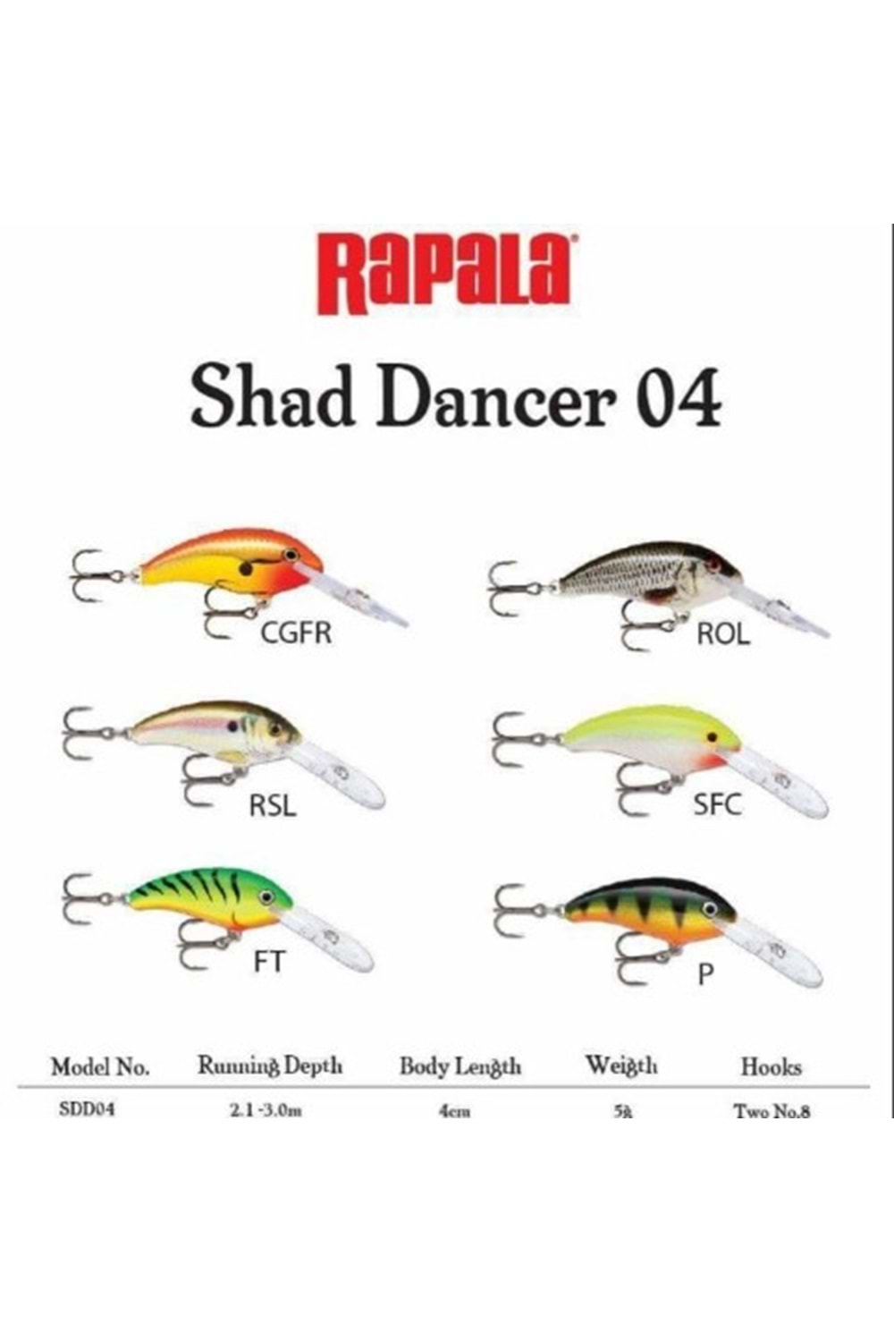 RAPALA SDD04 - HLWM