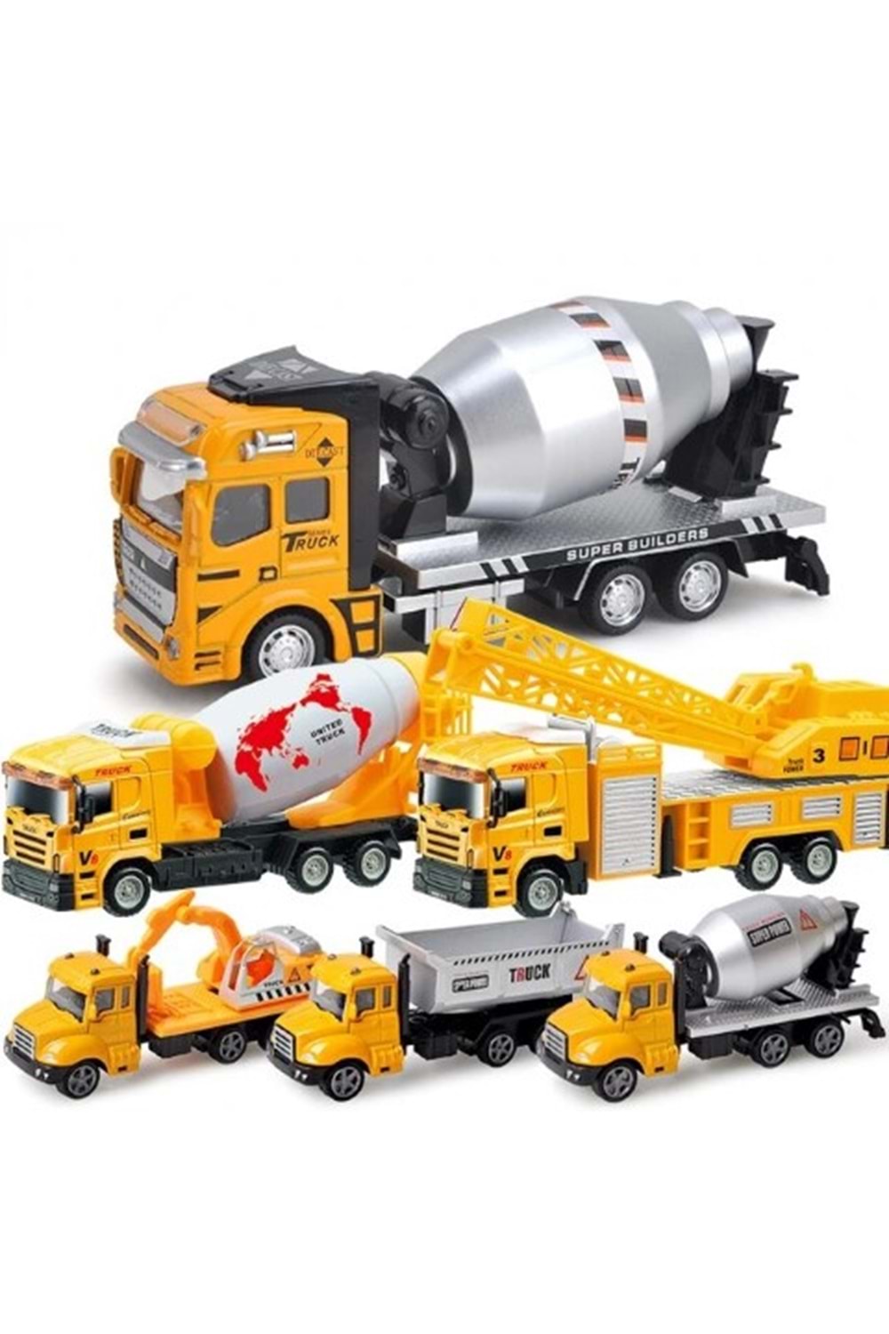 OYUNCAK RECONSTRUCT İŞ ARABALARI ( 10 ADET )