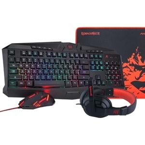 Redragon S101-Ba-2 (Mouse+Keyboard+Mousepad+Headset Combo)