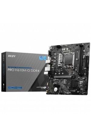 Anakart Msı Pro H610M-G Ddr4 1700P
