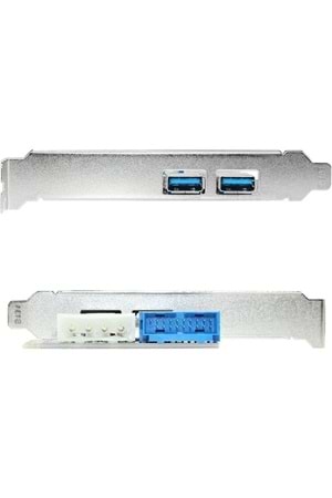 Aksesuar Pcı-Exp Kart Usb 3.0 2 Port 4 Molex 9 Pın