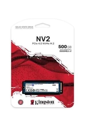 SSD KINGSTON NV2 500GB PCI 4.0 NVMe SNV2S/500G 3500 - 2100 MB/s