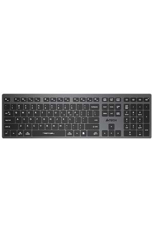 Klavye A4Tech Fbx50C Gri Bluetooth + 2.4G Fn-Mm-Şarjlı Klavye Tr Layou