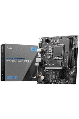 Anakart Msi Pro H610M-E Ddr4 1700P