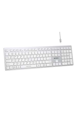 KLAVYE A4TECH FBX50C BEYAZ Bluetooth+2.4G FN-MM-Şarjlı TR LAYOUT