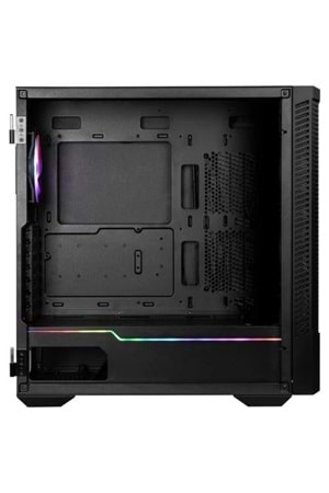 Kasa Msı Mpg Velox 100P Aırflow Temperli Cam Argb Fan Siyah