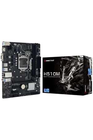 Anakart Bıostar H510Mhp Ddr4 3200 S+V+Gl Lga1200P