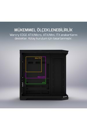 Kasa Gamepower Warcry Edge 1X Black Gaming