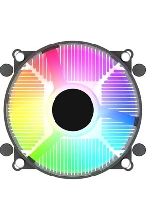 İşlemci Fanı Gamepower Nebula Rgb Cpu Soğutucusu Am4/Am5 Uyumlu
