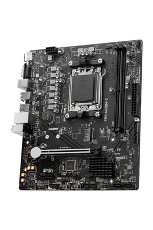 ANAKART MSI PRO A620M-E AM5 DDR5 6800(OC) HDMI, VGA, 1x M.2, USB3.2, G