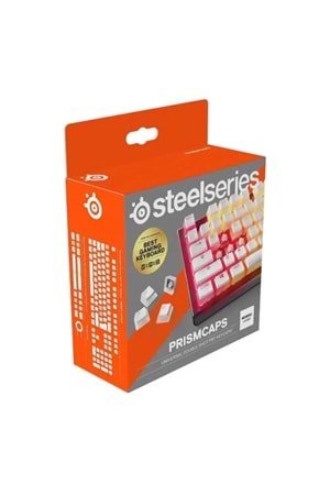 Klavye Steelseries Prismcaps White Uk Ssk60219
