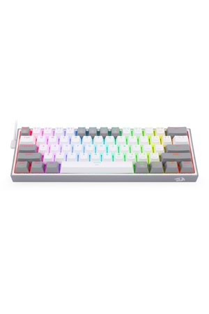 Klavye Redragon K617 Fizz Rgb White Gray Red Switch Tr Layout
