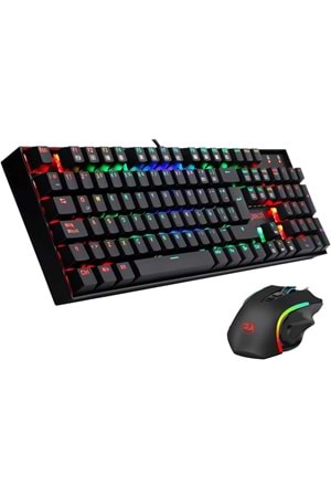 REDRAGON K551RGB-BA MECHANICAL KEYBOARD US LAYOUT M607 MOUSE COMBO