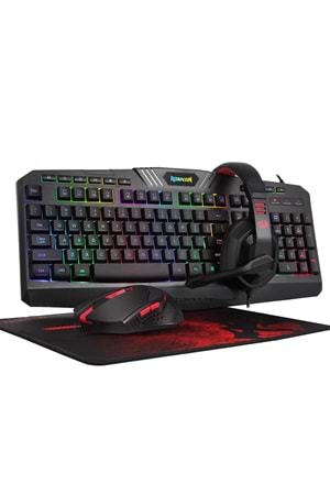 Redragon S101-Ba-2 (Mouse+Keyboard+Mousepad+Headset Combo)