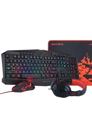 Redragon S101-Ba-2 (Mouse+Keyboard+Mousepad+Headset Combo)