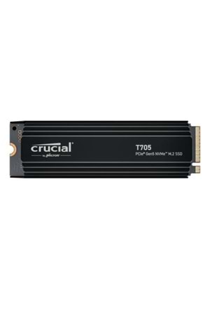 Crucial T705 1TB Gen5 NVMe M.2 CT1000T705SSD5 13600-10200MB/s Soğutucu