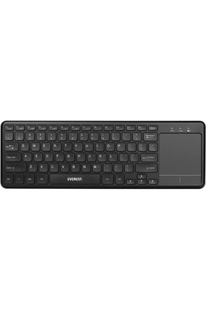 EVEREST EKW-155 Siyah TouchPad Mouse+Kablosuz Klavye US Layout