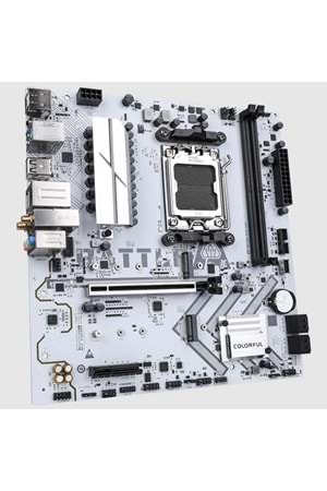 Anakart Colorful Battle-Ax A620M-Gha Whıte Wifi V14 Ddr5 Am5