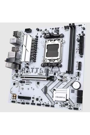 Anakart Colorful Battle-Ax A620M-Gha Whıte Wifi V14 Ddr5 Am5