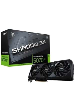 Ekran Kartı Msi Rtx5070Ti Shadow X3 Oc 16Gb 256Bit Dx12 Gddr7