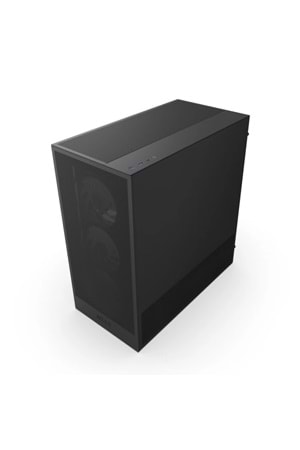 Kasa Nzxt H5 Flow(2024) Black Rgb Tempered Glass Usb 3.2 Atx Mid Tower