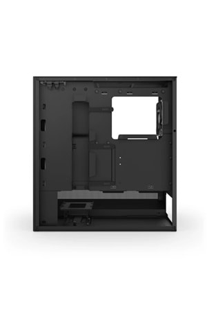 Kasa Nzxt H5 Flow(2024) Black Rgb Tempered Glass Usb 3.2 Atx Mid Tower