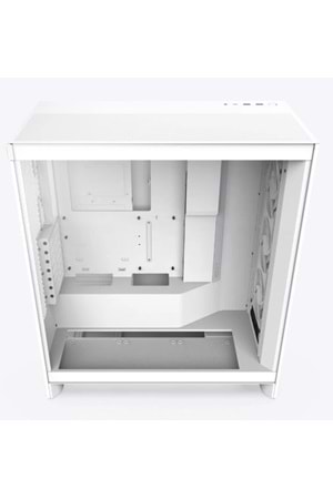 Kasa Nzxt H7 Flow(2024) White RGB Tempered Glass USB 3.2 Atx Mid Tower