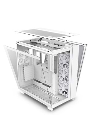 Kasa Nzxt H9 Elite White RGB Tempered Glass USB 3.2 Atx Mid Tower