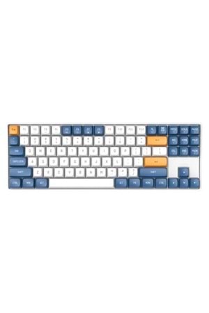 KLAVYE AIGO A87 Mavi Mekanik Yellow Switch Kablolu/Kablosuz Us Layout