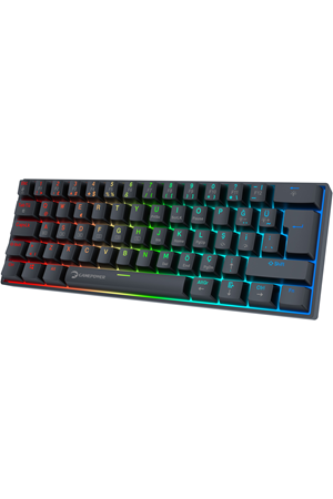 Klavye Gamepower Lyra Rgb 60m Mekanik Blue Switch Siyah