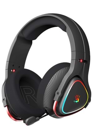 Bloody Mr720 Siyah Şarjlı Rgb Kulaklık-Bt&2.4G&3.5Mm