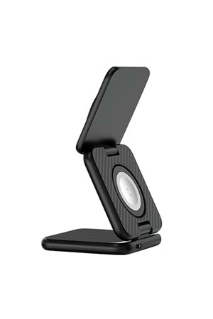 Wiwu W035 3 in 1 Wireless Charger Black
