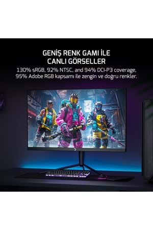 GamePower Lucid S60 27'' 0.5ms 540Hz Flat Fast IPS FHD RGB Pivot Speak