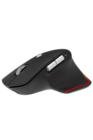 Everest SMW-178 Handy 2in1 Bluetooth+ 2.4Ghz 4000 DPI RGB Mouse Siyah