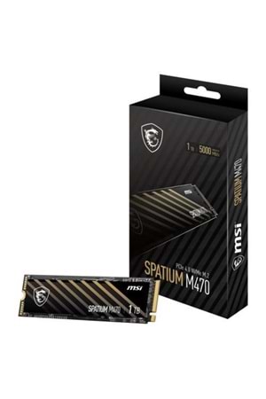 Ssd Msi 1TB Sparium M470 Nvme M.2 R:6000 W:4500, PCIe 4.0