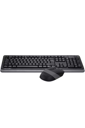 KABLOSUZ KLAVYEMOUSE A4TECH FG1010 F GRİ TR LAYOUT