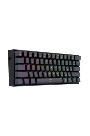 Redragon K630 Rgb Dragonborn Blue Switch %60 Siyah Q Tr Layout