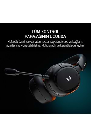 GamePower Aero Ultra Siyah Triple Mode Kablosuz/Bluetooth/2.4G Gaming