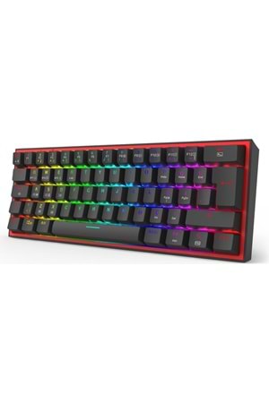 Redragon K616 Fizz Pro RGB Red Switch Kablosuz Siyah Compact Tr Layout