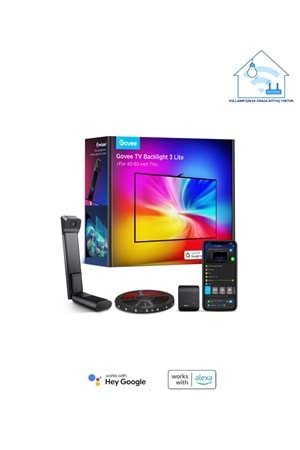 Govee Envisual T3 Lite TV Arkası Led Şerit Renk Ambiyans Aydınlatma H6
