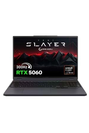 Game Garaj Slayer R9T-5060C2 R9-8945HX 32GB Ram 2TB Ssd RTX5060 16