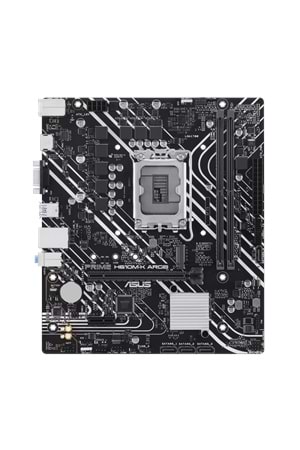 Anakart Asus Prime H610M-K Argb Ddr5 5600Mhz Usb 3.2 Matx 1700p
